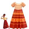 Vibrant Encanto Princess Dress For Girls Perfect For Parties And Cosplay