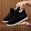 Winter New Thiened Wool Men's Cotton Shoes Lightweight Anti-slip Casual Warm Soft Bot Beijing Old Canvas Cotton Boots for Men