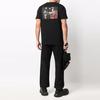 OFF WHITE Drowning Man Logo Caravaggio Saint Jerome Writing Print T Shirt OMAA027C99JER0051001
