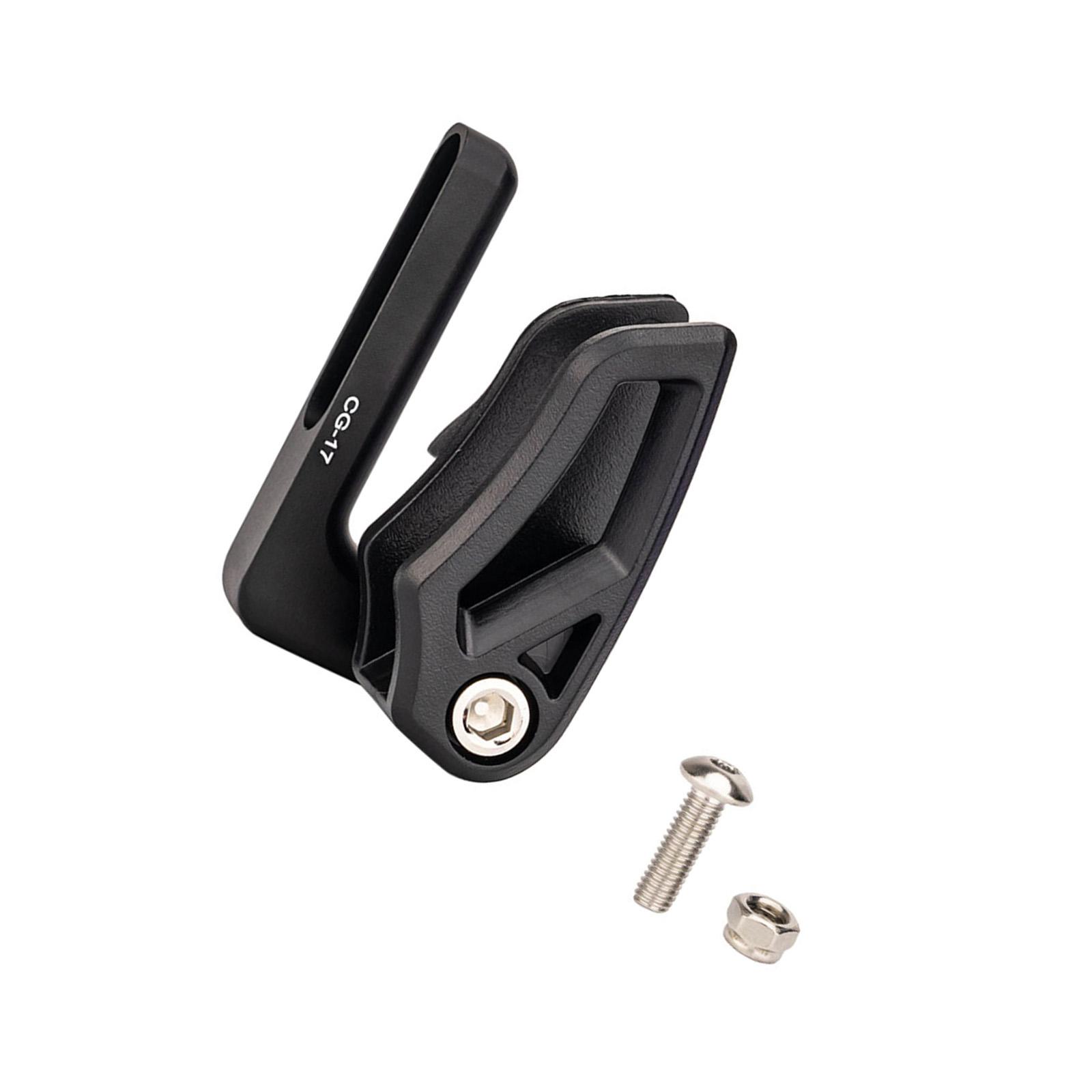 Велосипедный направляющий цепи Алюминиевый сплав Защита цепи велосипеда Прямое крепление Передний переключатель Рама Специальная защита звезды чёрный