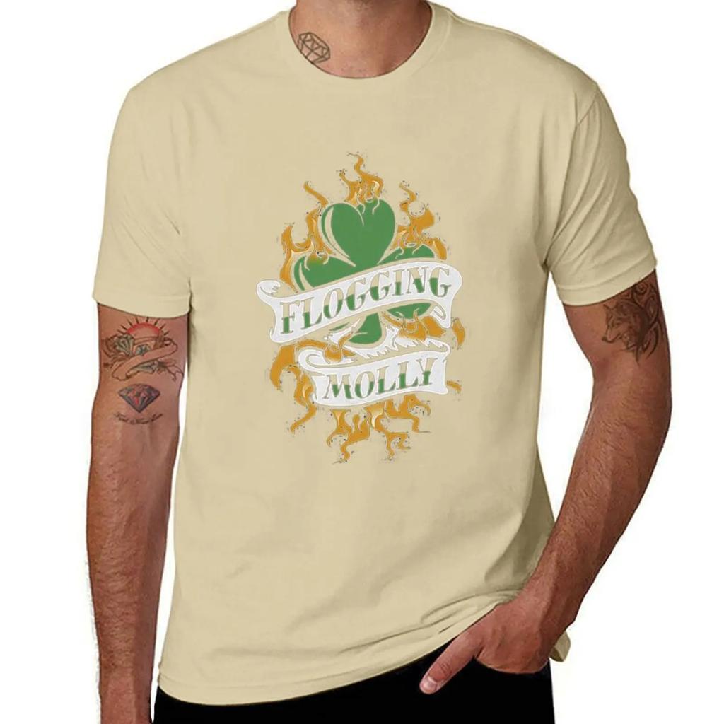 Flogging Molly TShirt sublime korean fashion heavyweights summer clothes mens champion t shirts 2025 new model