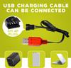 2x High-Speed Lithium Batteries 7.4V 500mAh – Compatible with EC16 DE85 for RC Boat, Ship Model, Car – with USB Charger
