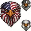 Strong Reflective Patriotic Bird & Flag Sticker Eye Catching Vehicle Sticker for Auto Laptop Coolers Bottle Gift