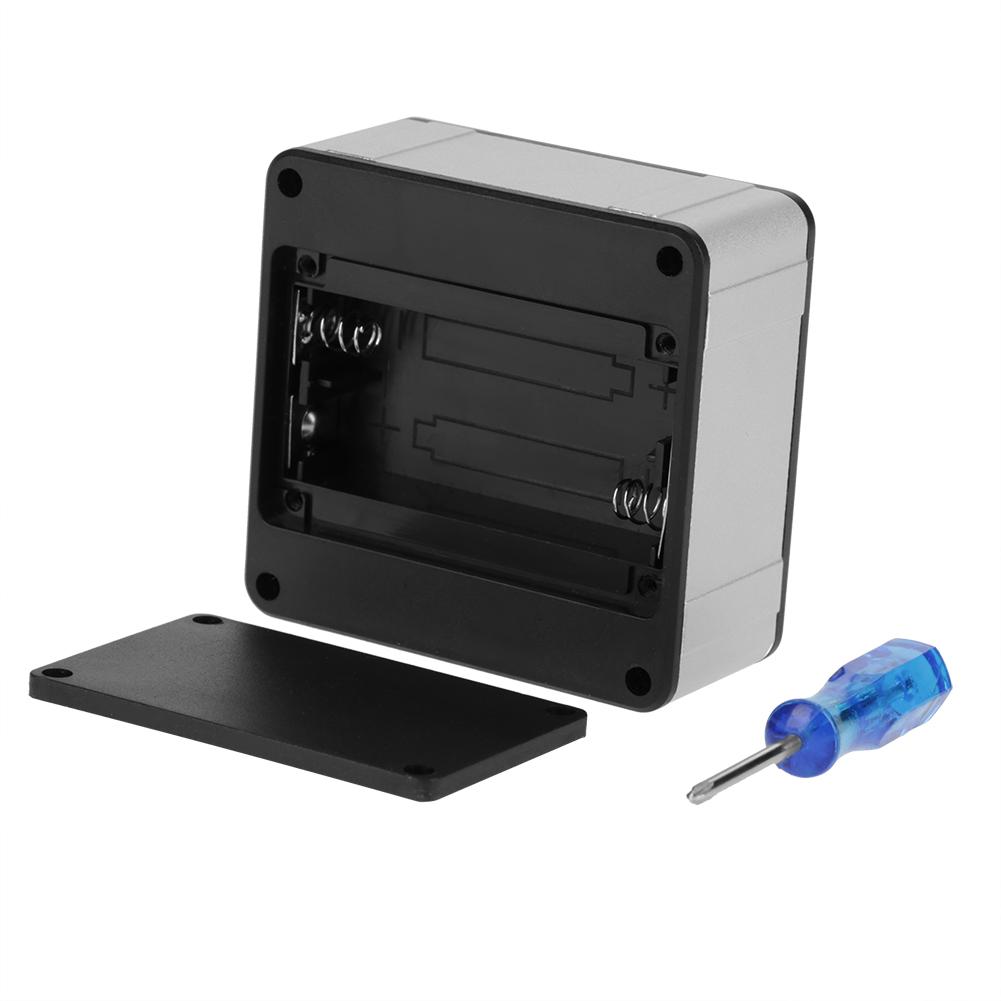 Digital Magnetic Inclinometer Angle Gauge Meter Protractor 4 X 90 Degrees  (Silver)