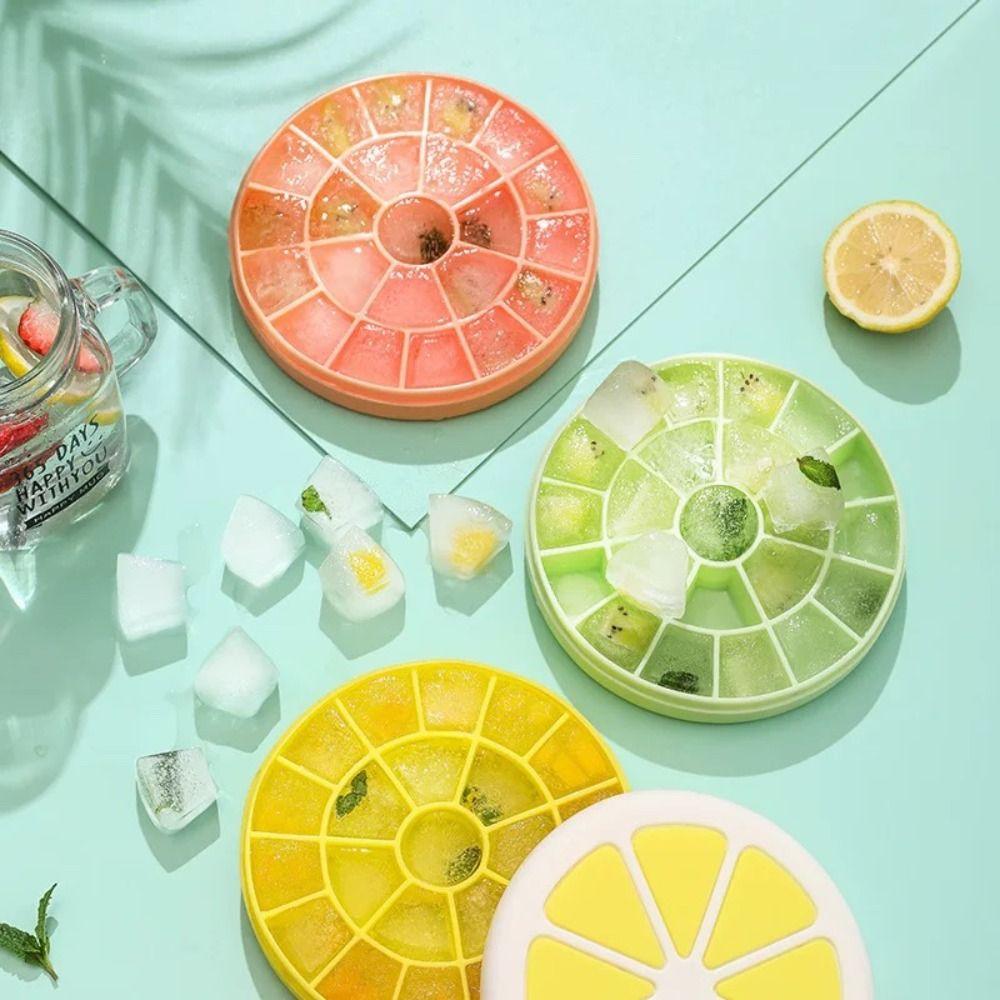 

22 Cavity Silicone Ice Cube Mold with Lid Ice Maker Mould Whiskey Ice Cube Tray Summer