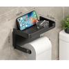 Bathroom Toilet Paper Box Roll Paper Towel Holder Punch-free Mobile Phone Toilet Paper Holder Paper Box Toilet Paper Storage Rack