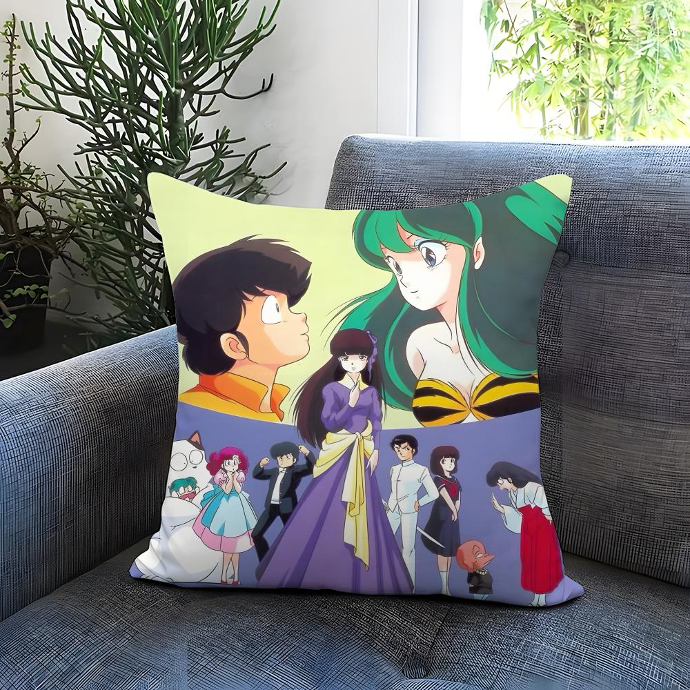 Funda de Cojín Urusei Yatsura Cómoda Reversible Ideal para Coche Sofá Dormitorio y Más