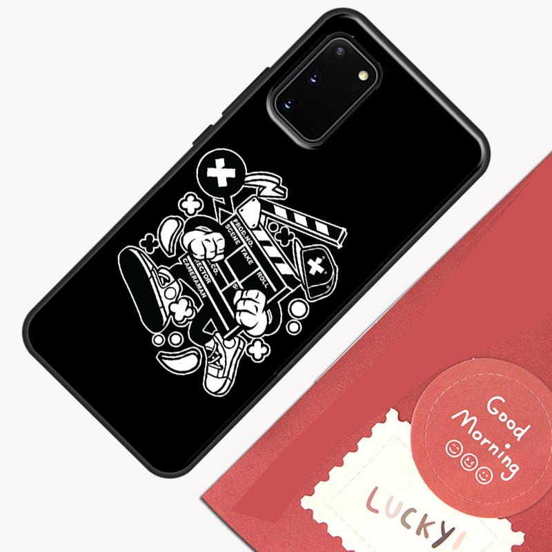 Cute Film Movie Clapper Board Phone Case For Samsung Galaxy S25 S26 Ultra S20 S21 S22 S23 S24 Plus S9 S10 S25 FE Cover Shell