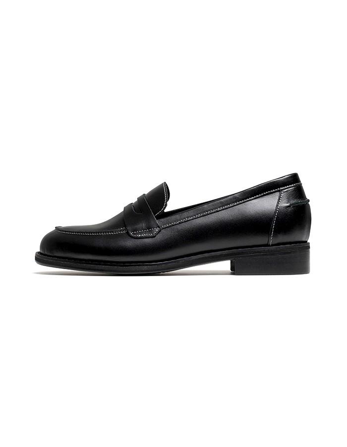 Pennyplate Women'S All-Black Low Loafers