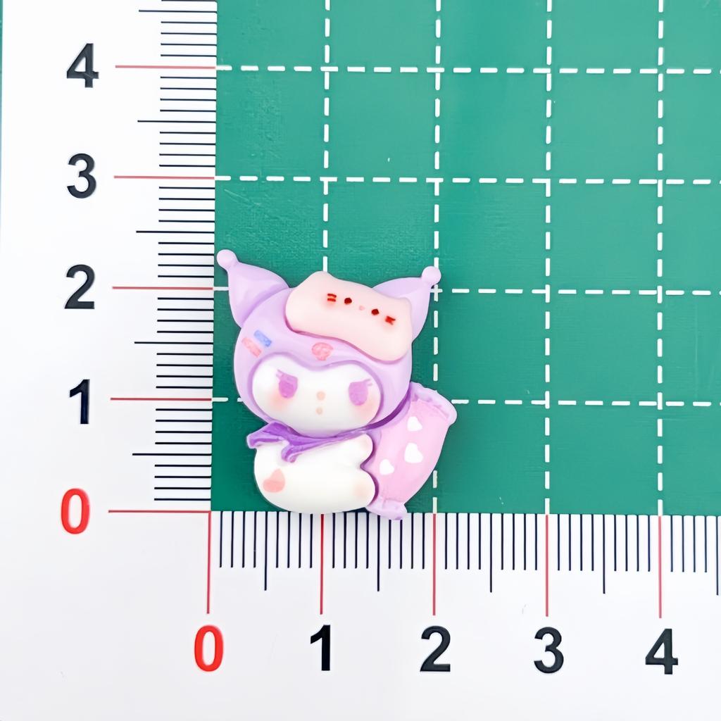 10Pcs New Kawaii Cute Candy Bow Tie Cartoon Animalseries Flat Bottom Scrapbook Diy Jewelry Making Hairwear Accessorie A130