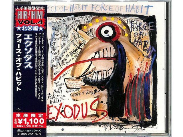 

[CD] Force Of Habit Japan OBI Limited Edition EXODUS UICY-79779 Hard Rock NEW