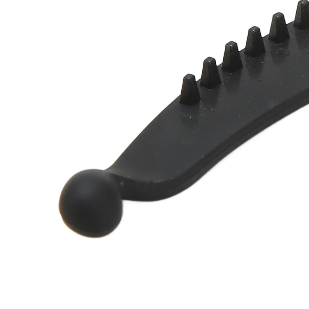 10PCS Black Banana Hair Clip Safe Elegant Sweet Fashionable Flexible Ponytail Holder for Hair Accessories