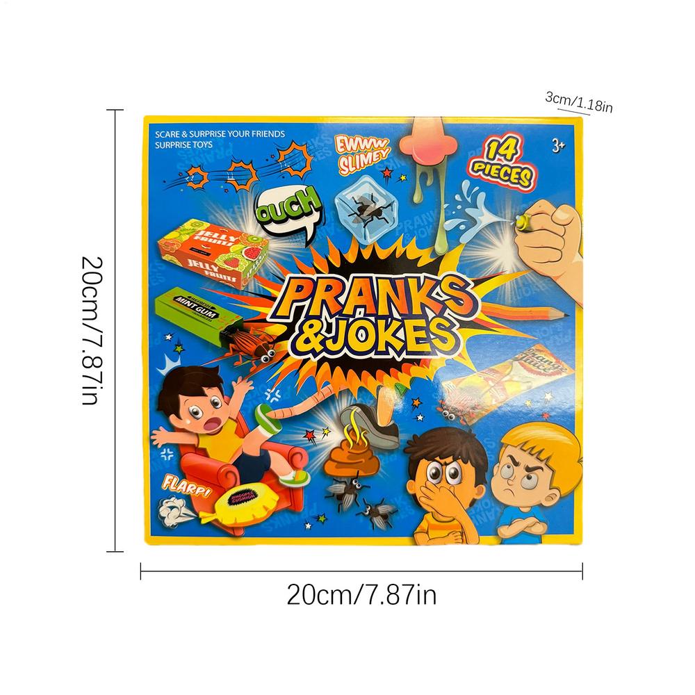 Набор для розыгрышей Смешные розыгрыши Апрельский дурак Дети Гаджеты для розыгрышей Штуки Реалистичные Крутые Смешные штуки Вечеринки Подарки на вечеринки Фестиваль Веселье Сюрпризы Large