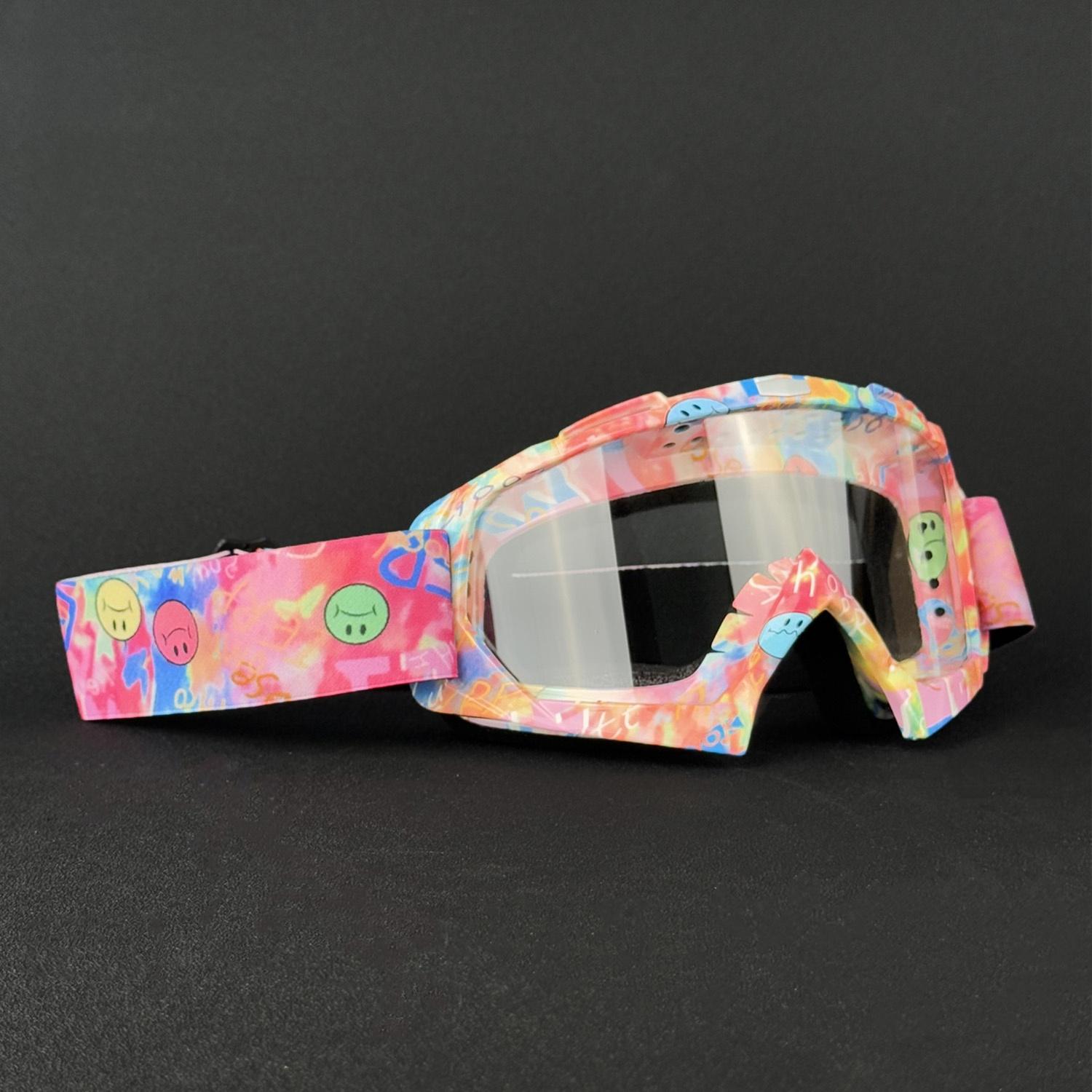 

Newest Protective Motorcycle Goggles Men s Riding UV400 Windproof And Sand Resistant Detachable Off-road Helmet Goggles