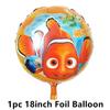 Finding Nemo Latex Balloons Clownfish Ocean Sea Clown Fish Foil Ballons Happy Birthday Banner Cake Topper Party Decor Toy