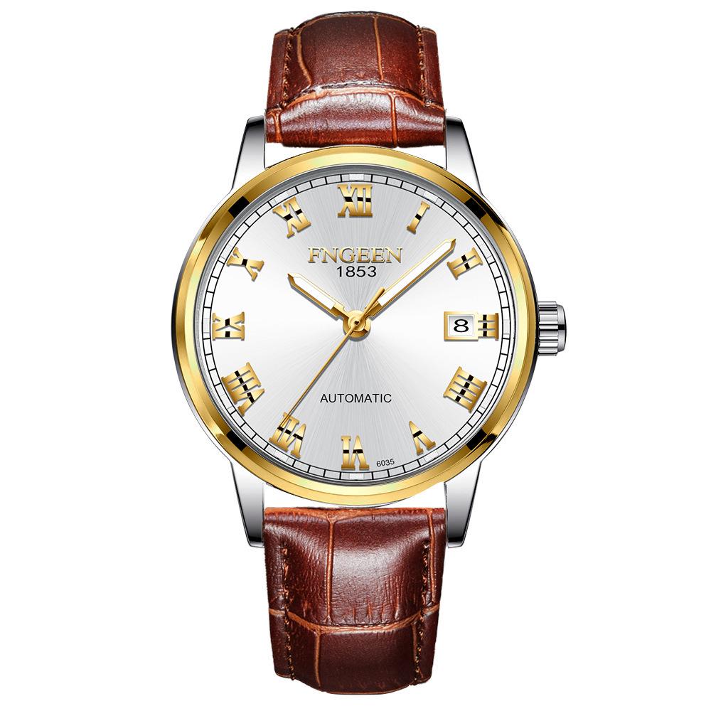 Orologio Meccanico Automatico Impermeabile da Uomo Fenzun 2020 con Calendario Vuoto