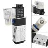 4V210-08 5 Way 2 Position Ac 220V Pneumatic Electric Solenoid Air Valve