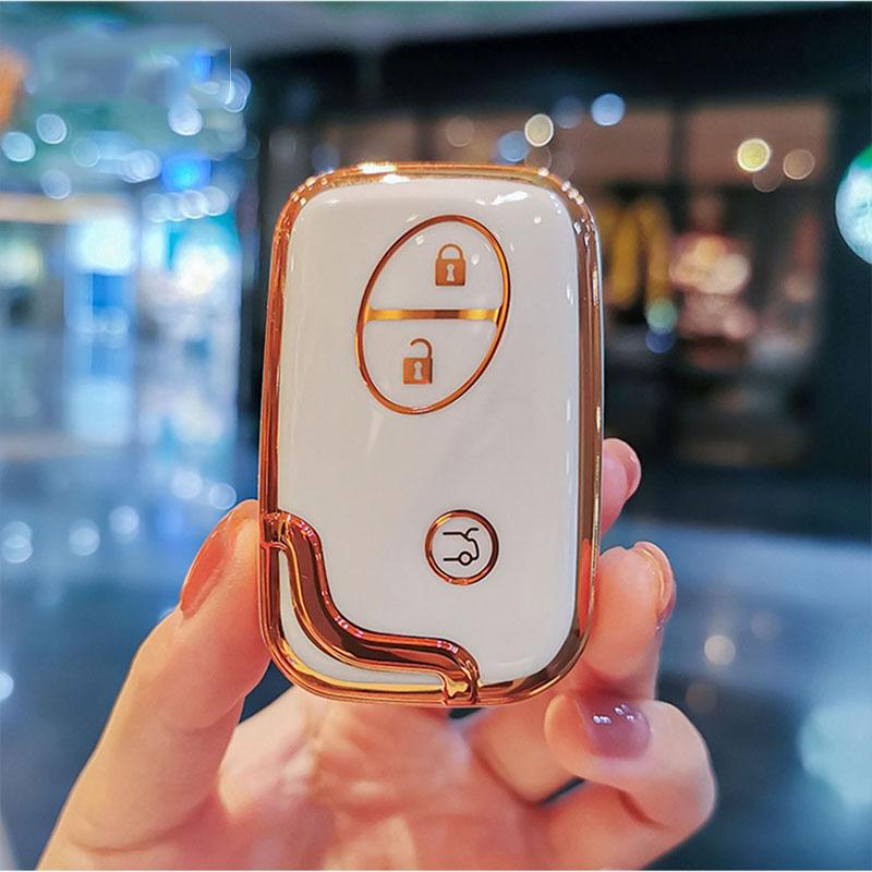 Soft TPU Car Remote Key Case Cover For Lexus CT200H GX400 GX460 IS250 IS300C RX270 ES240 ES350 LS460 GS300 450h 460h Accessories