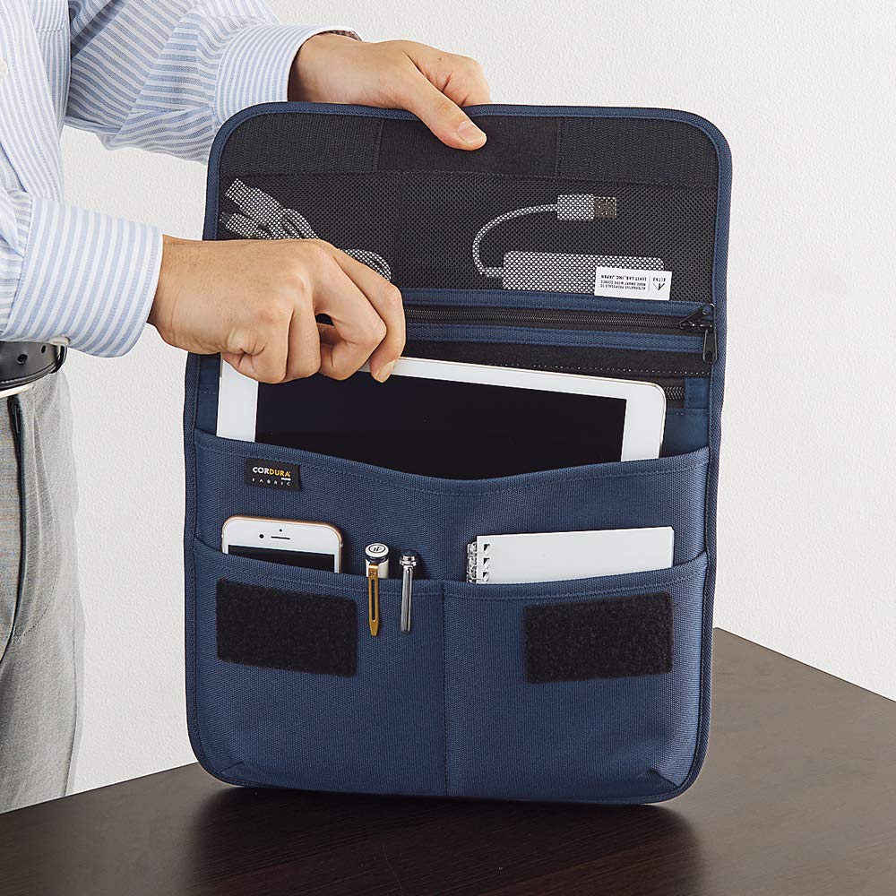 LIHIT LAB CORDURA Plochá taštička L, Olivová, A7768-22