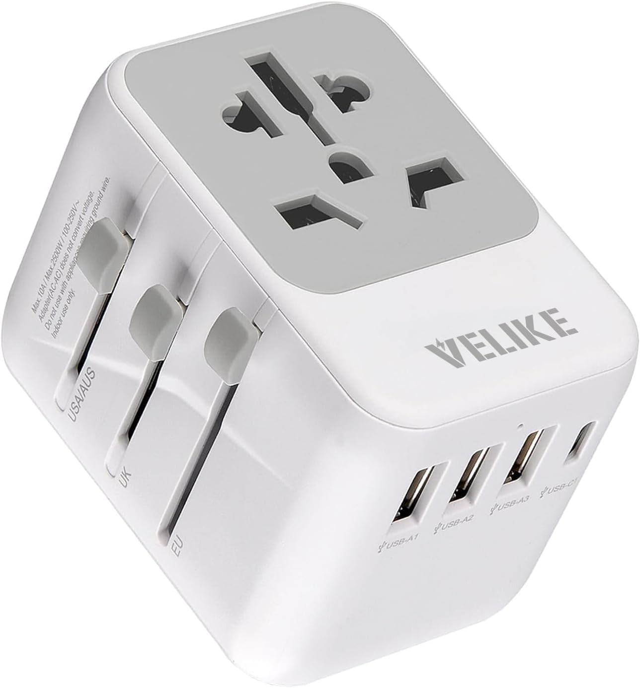 

VELIKE Conversion Plug for Sea Power Plug for Sea 3 1 Worldwide Compatible Charger for Overseas Compatible in Over 200 1 Year Official Warranty