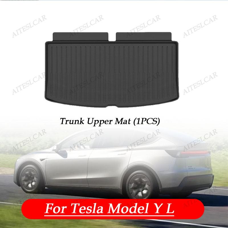 Custom TPE Car Floor Mats For Tesla Model YL Full Coverage Waterproof Anti-slip Durable All Weather Auto Foot Liners Car Interio