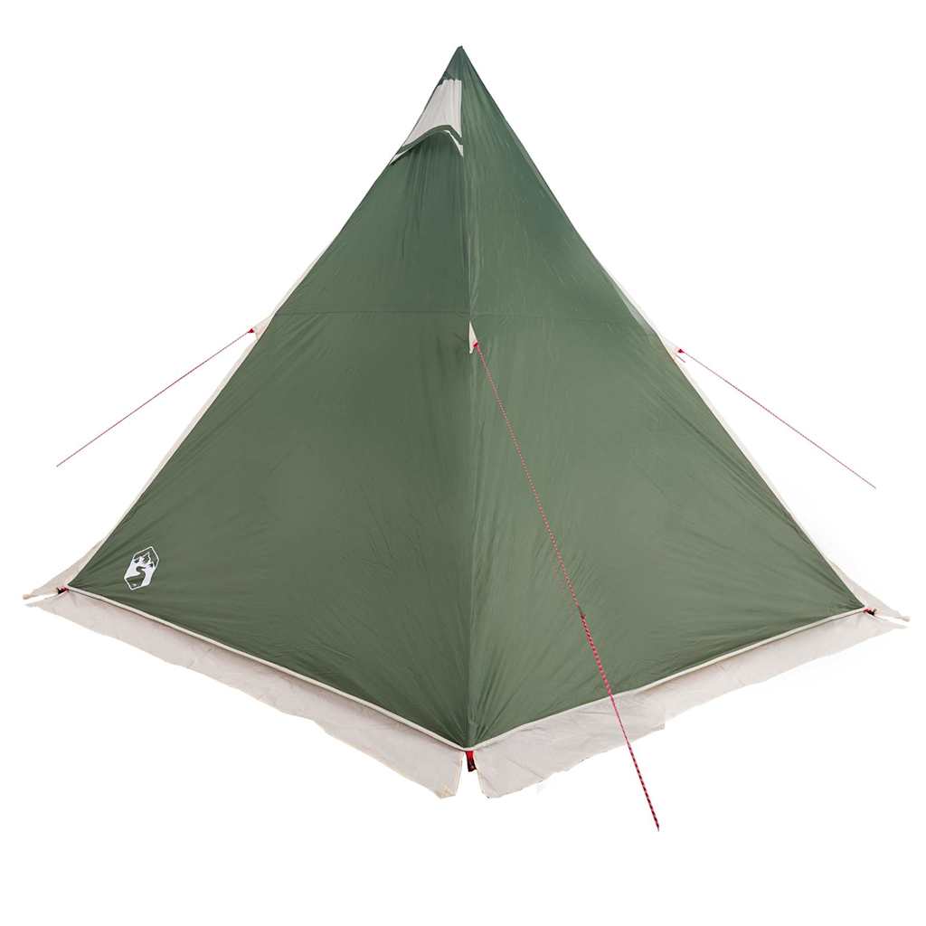 Vidaxl Tipi Family Tent, 6-Person, Green, Waterproof