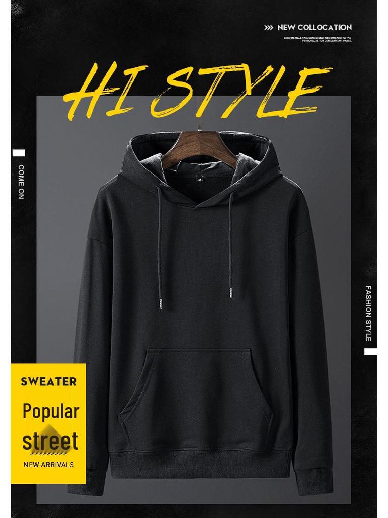 Unisex Loose-Fit Cotton Hoodie, M-8XL