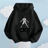 Kids CR7 Ronaldo HoodieChildren White Drawstring Hooded Sweatshirt Football Star Graphic Print Casual Pullover Top Sports Outfit