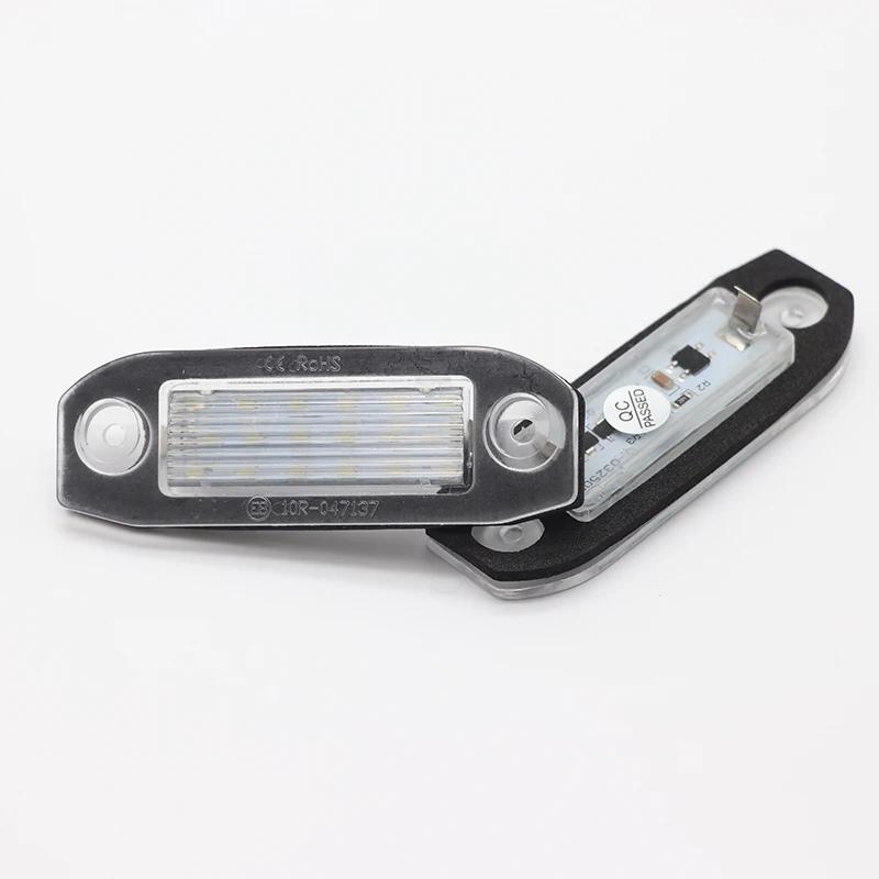 For Volvo S60 V60 V50 XC60 XC70 XC90 etc Super Bright Canbus Error Free Xenon White LED Car License Plate Number Lights 12V