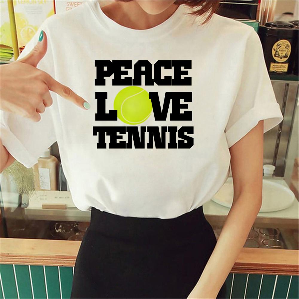 Tennis T-shirts Women Summer T Shirt Girl Japanese Y2k Harajuku Clothes