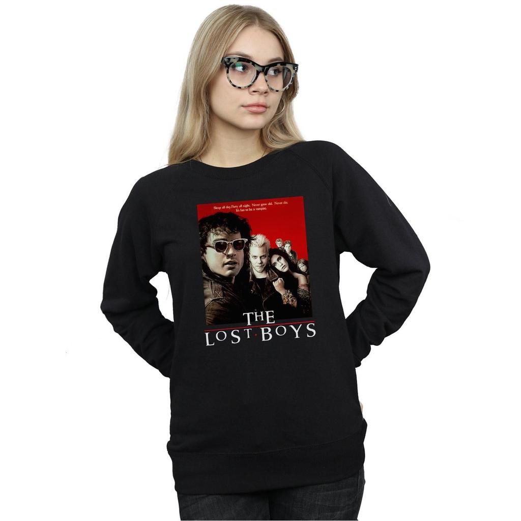The Lost Boys Womens/Ladies Red Poster Sweatshirt