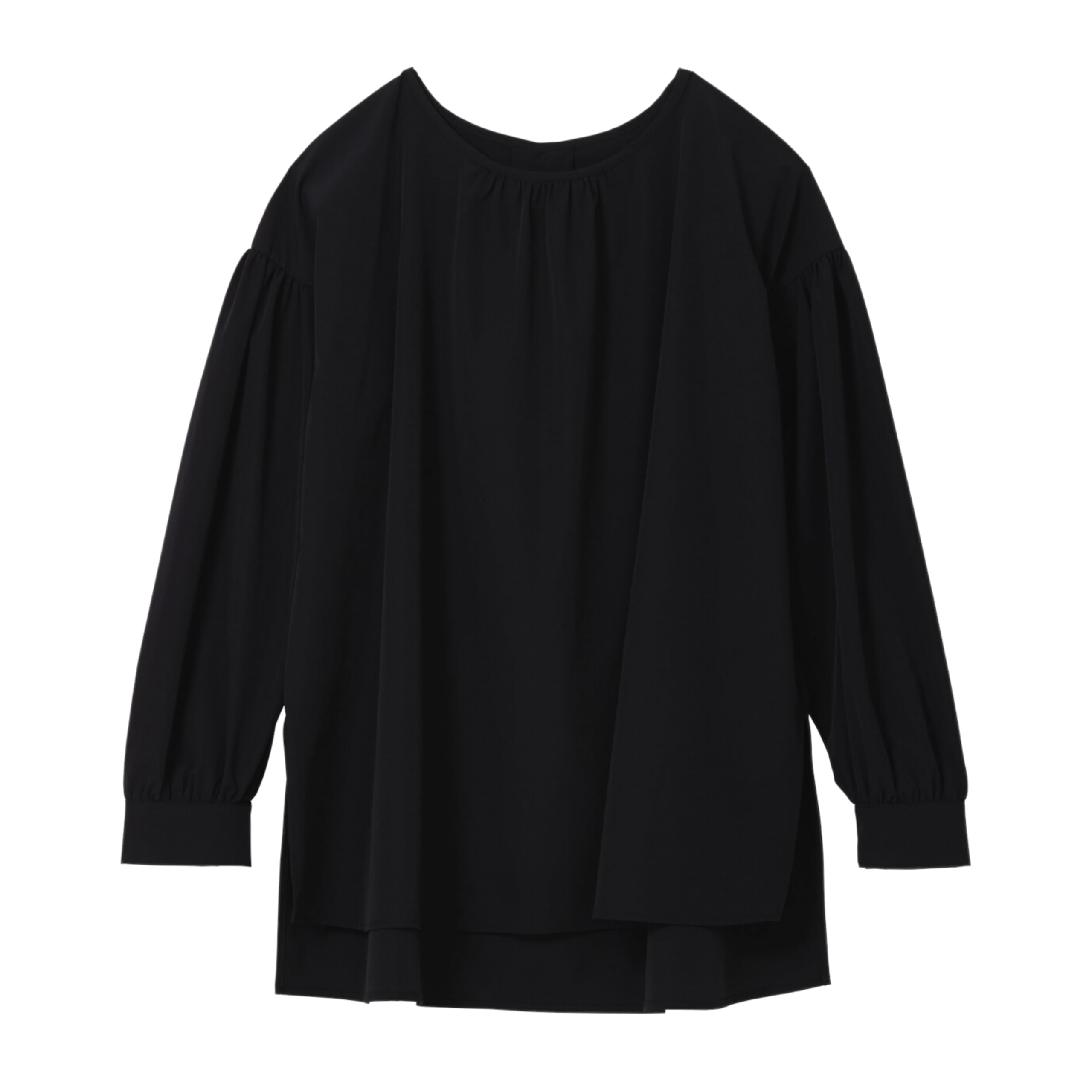 

[fun.] Women s Long Sleeve Rash Guard, Pullover, Hoodless, Teijin, Black, Size M