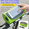 Große Fahrradtaschen, Lenker-Vorderrohr-wasserdichte Fahrrad-Handytasche, Touchscreen-Packung für Studenten, Frauen, Mädchen, Zubehör, Radfahren