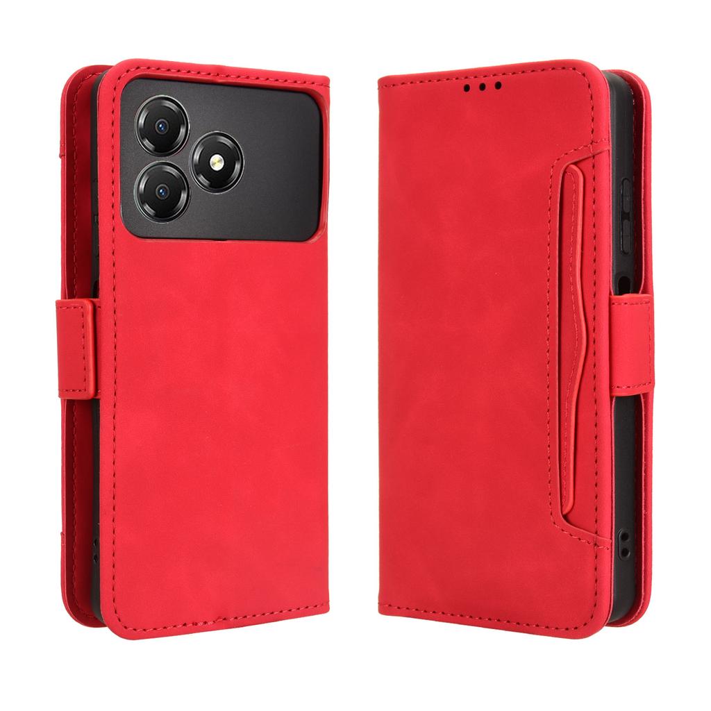 For ZTE Blade A36 Leather Case Phone Wallet Cover with Multiple Card Slots