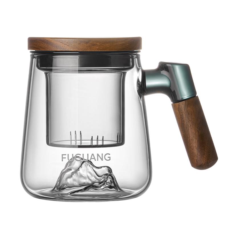 Fuguang High Borosilicate Glass Tea Infuser Cup