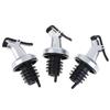 3Pcs Stainless Steel Wine Bottle Stopper Liquor Bottle Pourer Stopper Dispenser