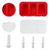 3er-Pack Silikon-Eis am Stiel-Form BPA-frei Eisformen Stapelbar Eis am Stiel-Hersteller Wiederverwendbare Stiele und Abdeckungen Eiscreme-Werkzeug