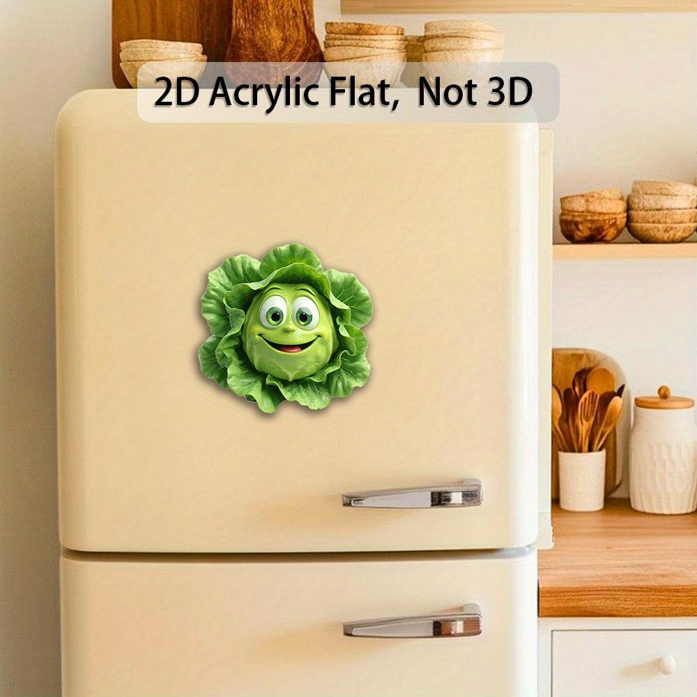2pcs of 2D Printed Refrigerator Magnet Decoration. The Colors Are Bright and Long-Lasting Without Fading