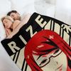 Rize Kamishiro - Vintage Art Throw Blanket Luxury St Blankets and Throws For Decorative Sofa Soft Big Blankets
