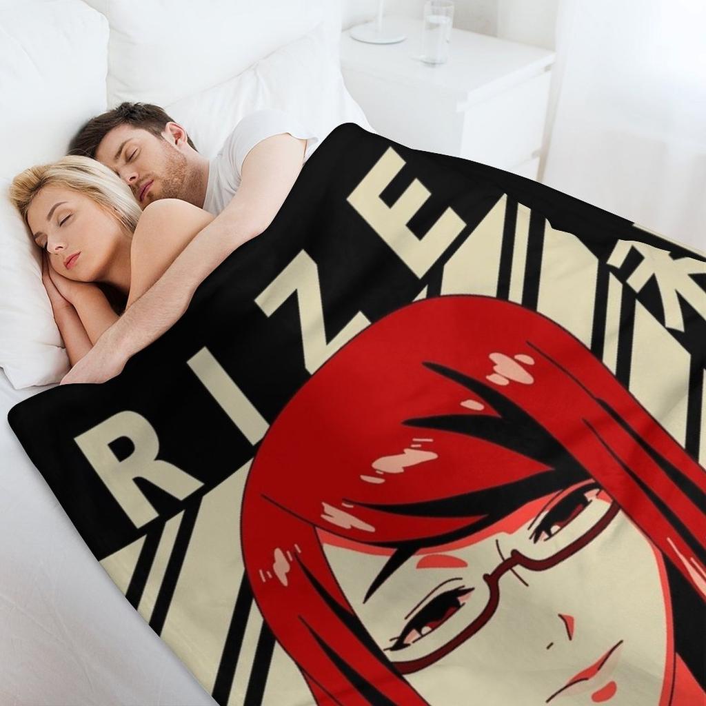 Rize Kamishiro - Vintage Art Throw Blanket Luxury St Blankets and Throws For Decorative Sofa Soft Big Blankets
