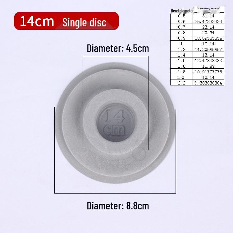 DIY Jewelry Design Plate: Bracelet & Necklace Measuring Tray with Beading Scale