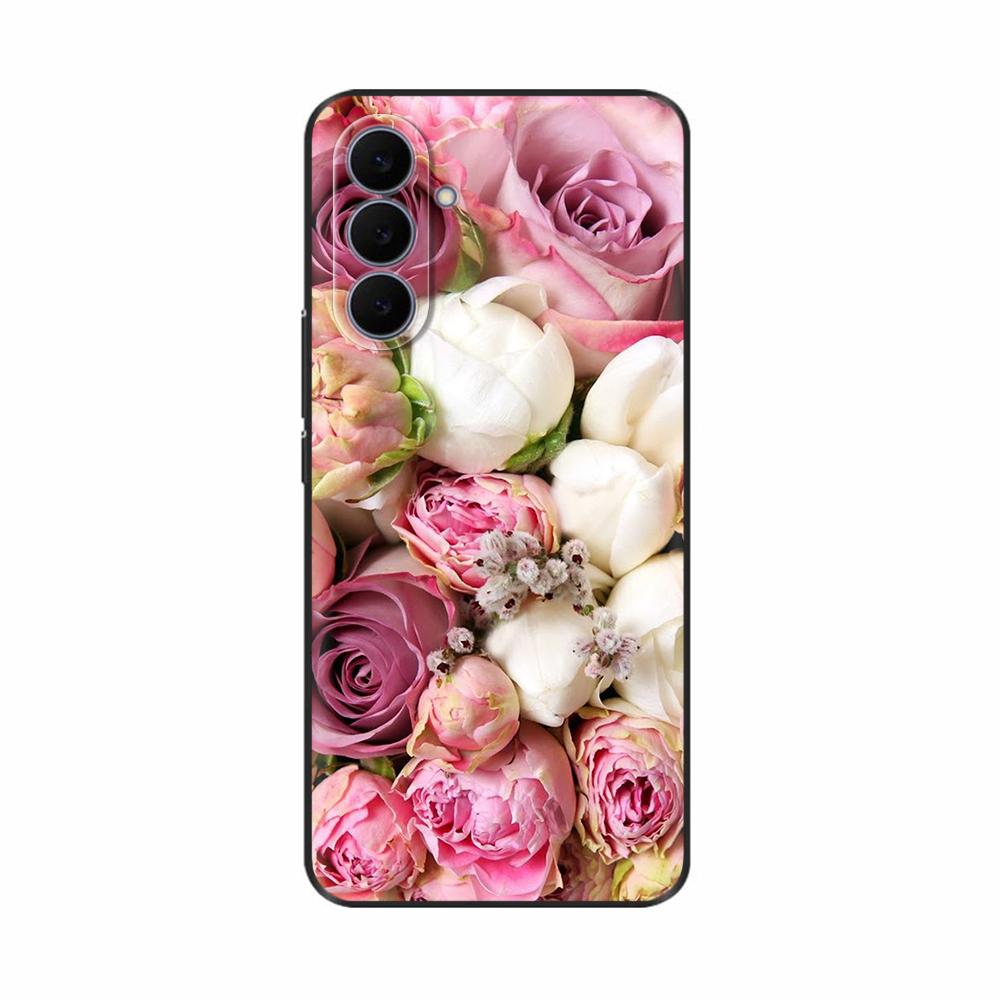 For Samsung Galaxy S25 FE Case Cute Cool Black Silicone Phone Cases For Samsung S25 FE 5G Case S25FE Back Cover Coque TPU Fundas
