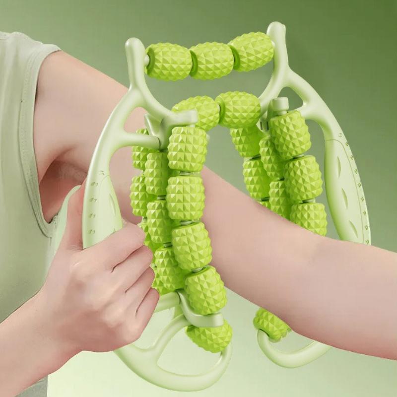 29/23 Rounds Leg Massager Roller Non-Slip Silicone Muscle Relaxation Massage Tool for Leg Slimming Cellulite Reduction Athletes