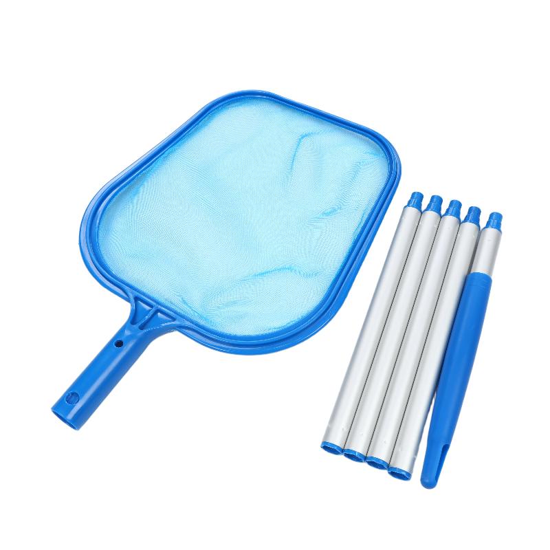 Swimming Pool Leaf Skimmer Pool Net Pool Cleaning Net 5 Section Swimming Pool Debris Cleaner Tool For Pool Pond  Tub Cleaning