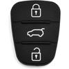 Button Car Remote Control Box With Embedded Rubber Pad Keyboard (black) (1pcs)