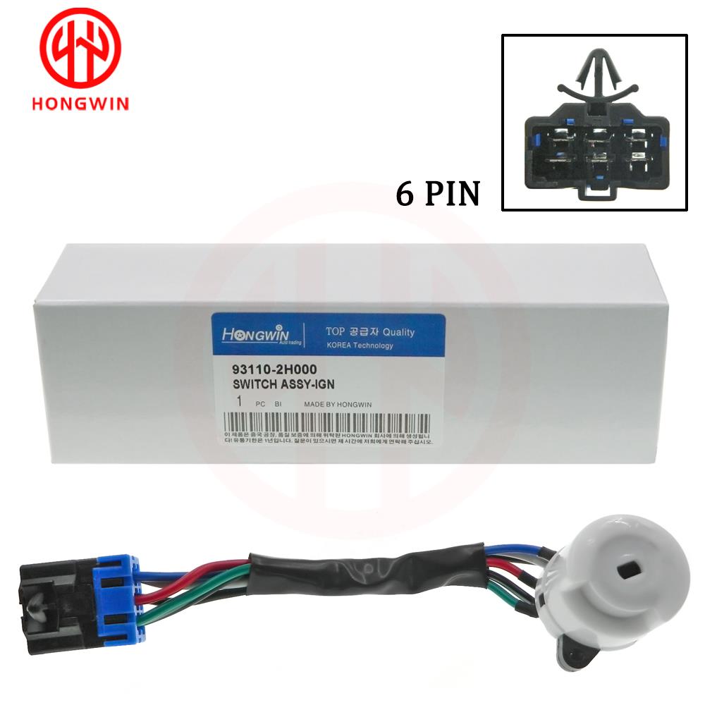 93110-2H000 931102H000 New Ignition Starter Switch For HYUNDAI ELANTRA 2006 2007 2008 2009-2010 2.0L PETROL M/T 93110 2H000 1pc