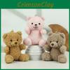 Bear Teddy Delightful Plush Toy Keychain Soft Bear Pendant For Kids Backpack Decoration