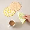 Silicone Placemat Flower Heat Resistant Blossom Coffee Cup Coaster Heat Insulation BowlMat for Table Pot Holder Pad Cup Placemat