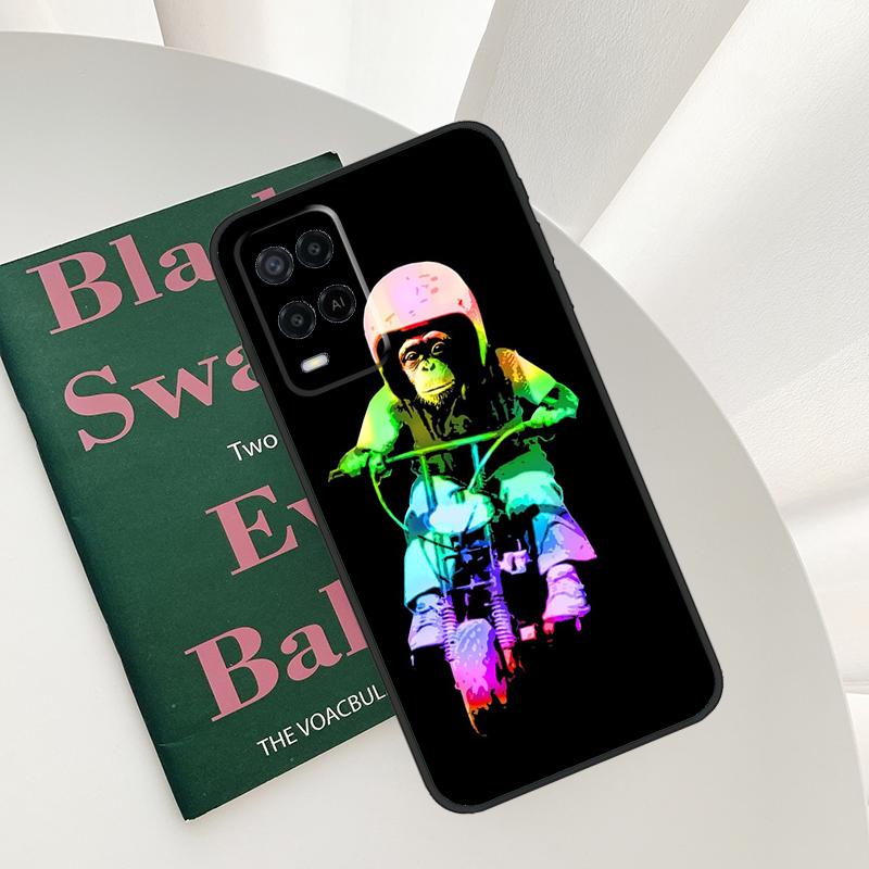 Moto Bike Motocross Case For Oppo A52 A72 A76 A96 A54 A74 A94 A54S A57S A58 A78 A98 A57 A77 A15 A16 A17 Cover