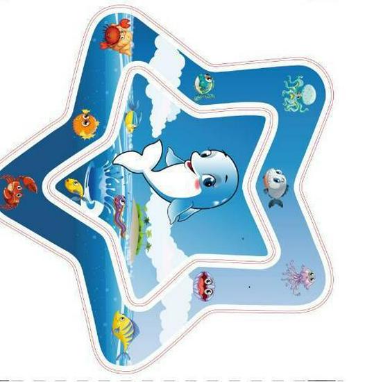 "Safe Inflatable Baby Water Play Mat Cushion"